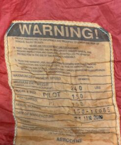 Used Aerodyne Pilot 9 Cell Main Canopy